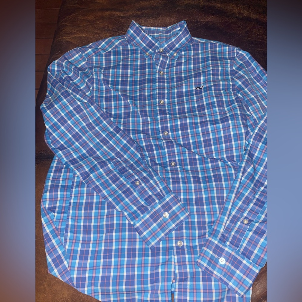 LN Vineyard Vines Men’s Performance L/S Button Down